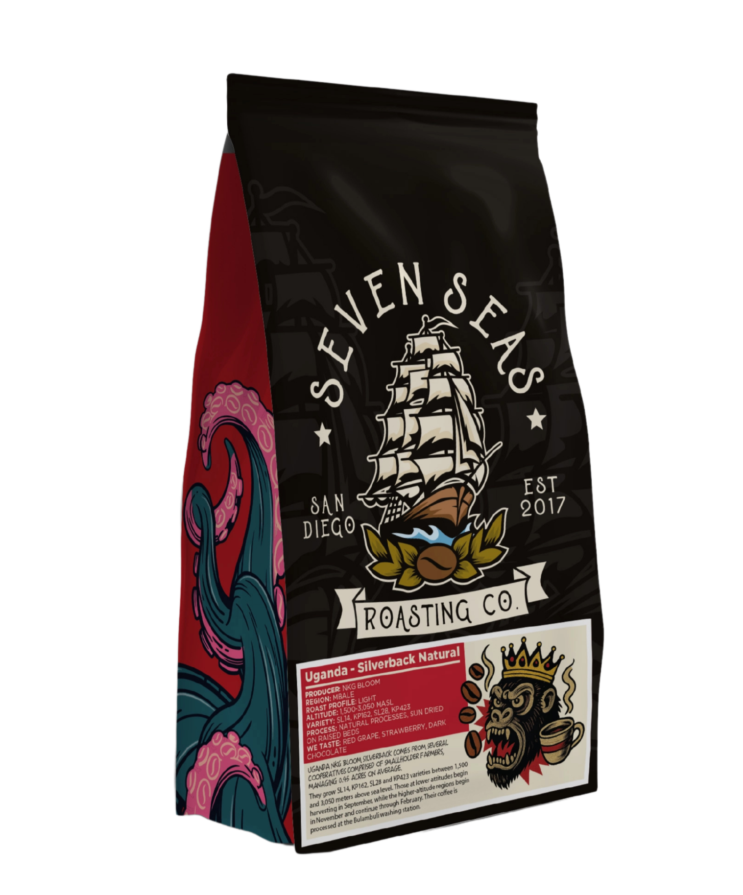 Uganda Silverback Natural l San Diego Specialty Coffee - Seven