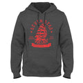 Charcoal and Red Flagship Hoodie