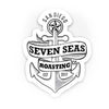sticker of seven seas roasting anchor